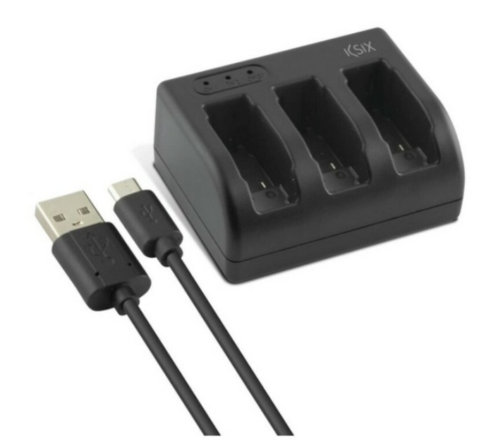 GoPro Battery Charger KSIX Hero 5 USB-C Black